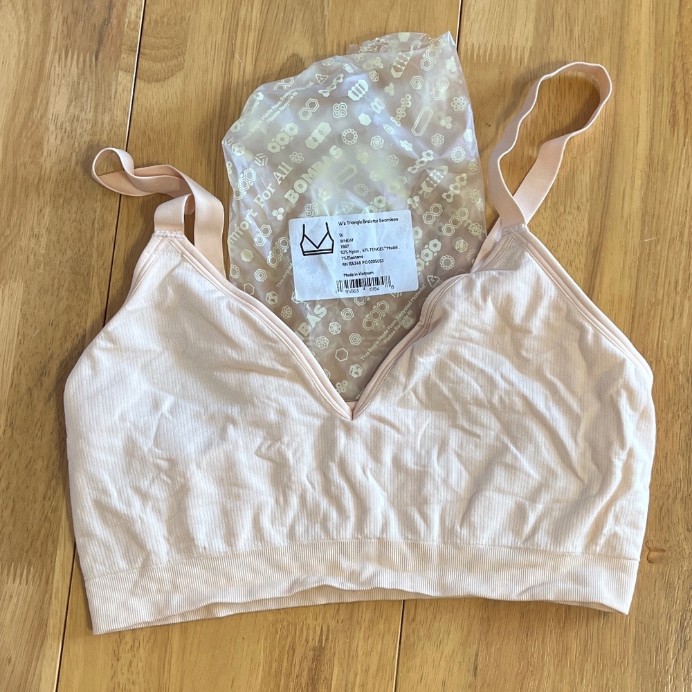 NWOT Bombas Triangle Bralette